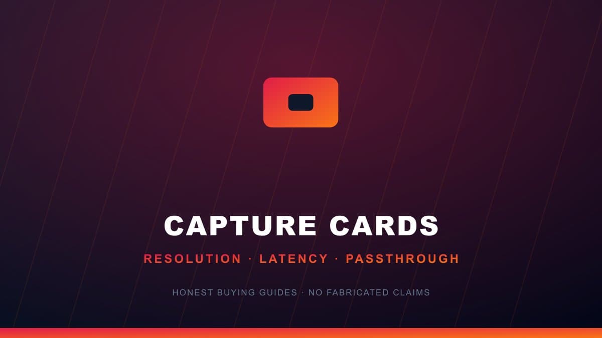 Capture card buying guide passthrough latency resolution