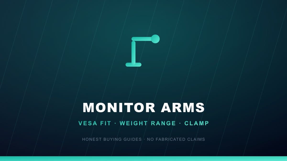 Monitor arm buying guide VESA weight capacity clamp mount