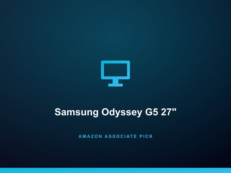 Samsung Odyssey G5 27-Inch