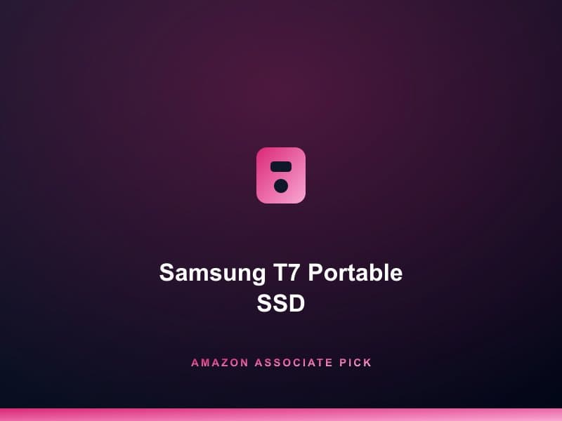 Samsung T7 Portable SSD