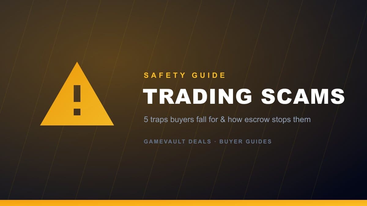 Common game trading scams and how escrow protection stops them